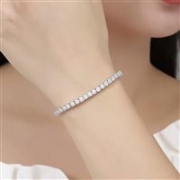 Bracciale Idee Preziose dal 1987 Donna in Acciaio Zircone IP.B316LB/1 - IP.B316LB/1